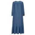 thumbnail image 4 of mtvxesu Robes d'Été pour Femmes, Robe Décontractée Ample à Col Montant avec Poches, Couleur Unie, Mode pour Femmes, Mini Robes, 4 of 6