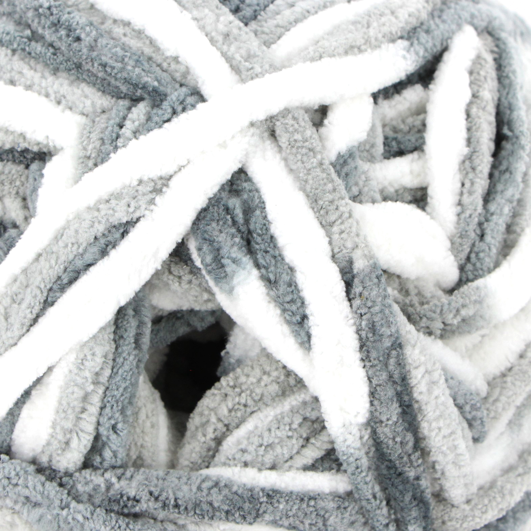MAINSTAYS Baby Chenille, 201 m (220 yds), 300 g (10.5 oz), 100% Polyester, Baby, Shades of Grey