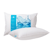 White Goose Down Pillow - Medium Support - Queen Size