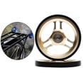 thumbnail image 1 of Langgg Folding Bike Easy Wheel EZ Wheels for Traveling Rack Champagne, 1 of 9