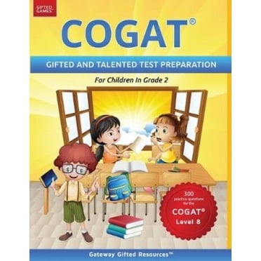 COGAT Test Prep Niveau 2 8: Livre de Préparation de Tests Surdoué et Talentueux - Test/Workbook d'Entraînement pour Enfants de Deuxième Année