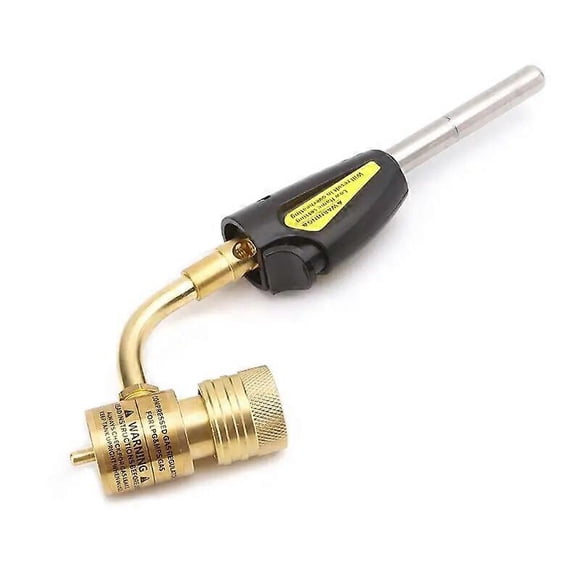 High Temp Mapp Gas Self Ignition Turbo Torch Brazing Solder Propane Welding Plumbing