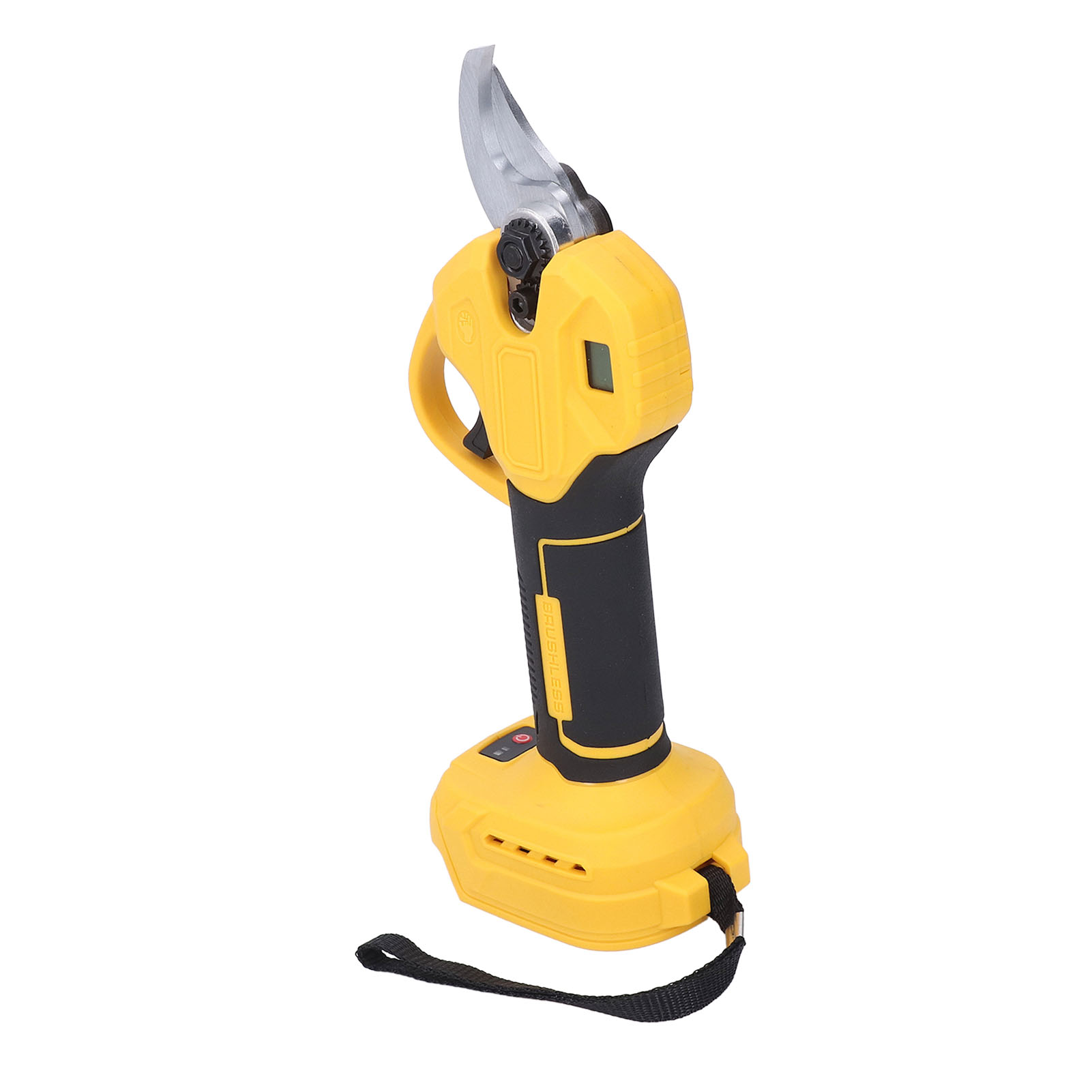 Cordless Electric Pruning Shears, Labor Saving Incisive Versatile LCD Display Electric Pruning Shears Accurate Cuts Powerful  for Tree Branch