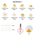 thumbnail image 3 of Bracelet Making Kit,Friendship Bracelet Kit锛孊racelet Making Kit,Clay Beads for Bracelet Making,Gold Letter Beads for Bracelets Making Kit锛?Pearl Beads for Jewelry Making for Adult, 3 of 4