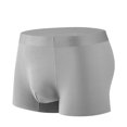 thumbnail image 1 of StSilkitty 1 Pack Men's Breathable Boxer Briefs Mid Waist Elastic Underwear No Riding up Lightweight Underpants, 1 of 3