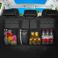 thumbnail image 3 of Car Boot Organiser Tidy Back Seat Storage Bag Hanging Mesh Pocket Protectors, 3 of 8