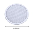 thumbnail image 2 of EGNMCR Aluminum Pizza Mesh Pizza Thickened Mesh Mesh Tool Grill Baking Pizza Circle Pizza plate, 2 of 2