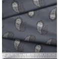 thumbnail image 2 of Soimoi Silk Fabric Paisley Block Decor Fabric Printed Yard 42 Inch Wide, 2 of 3