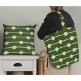 thumbnail image 5 of Soimoi Green Poly Georgette Fabric Dot & Stripe Print Sewing Fabric Yard 42 Inch Wide, 5 of 5