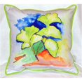 thumbnail image 1 of Betsy Drake ZP152 Coussin Décoratif Intérieur & Extérieur Ginko Leaves - 22 x 22 Po., 1 of 1