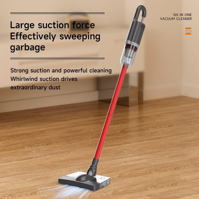 Boovnll Vacuum Clea Ner, Stick Vacuum – 6-In-1, Filtered Power Vacuum for Pet Hair with Washable Filter, Lightweight Vacuum with 3 Utility Tools for Hard Floors, Smart Home, Home