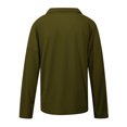 thumbnail image 5 of Yuyuzo Chemises à Manches Longues pour Femmes V Col Rond Pull Tunique Blouses, 5 of 5