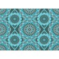 thumbnail image 1 of Ahgly Company Tapis Rectangulaire Lavable en Machine Intérieur Transitionnel Vert Profond, 6 Pieds x 9 Pieds, 1 of 7