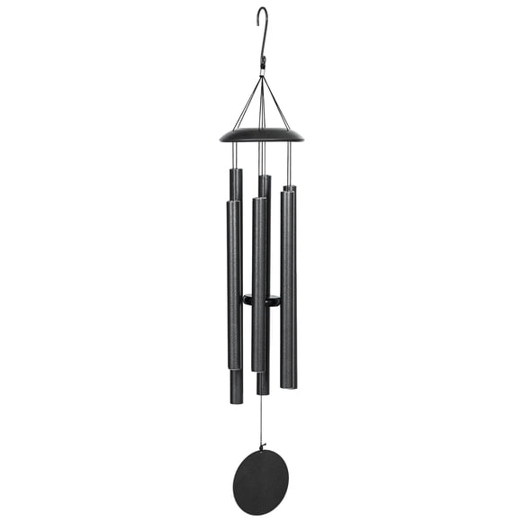 Outsunny 45" Wind Chimes Outdoor Large Wind Chime with 6 Aluminum Tubes