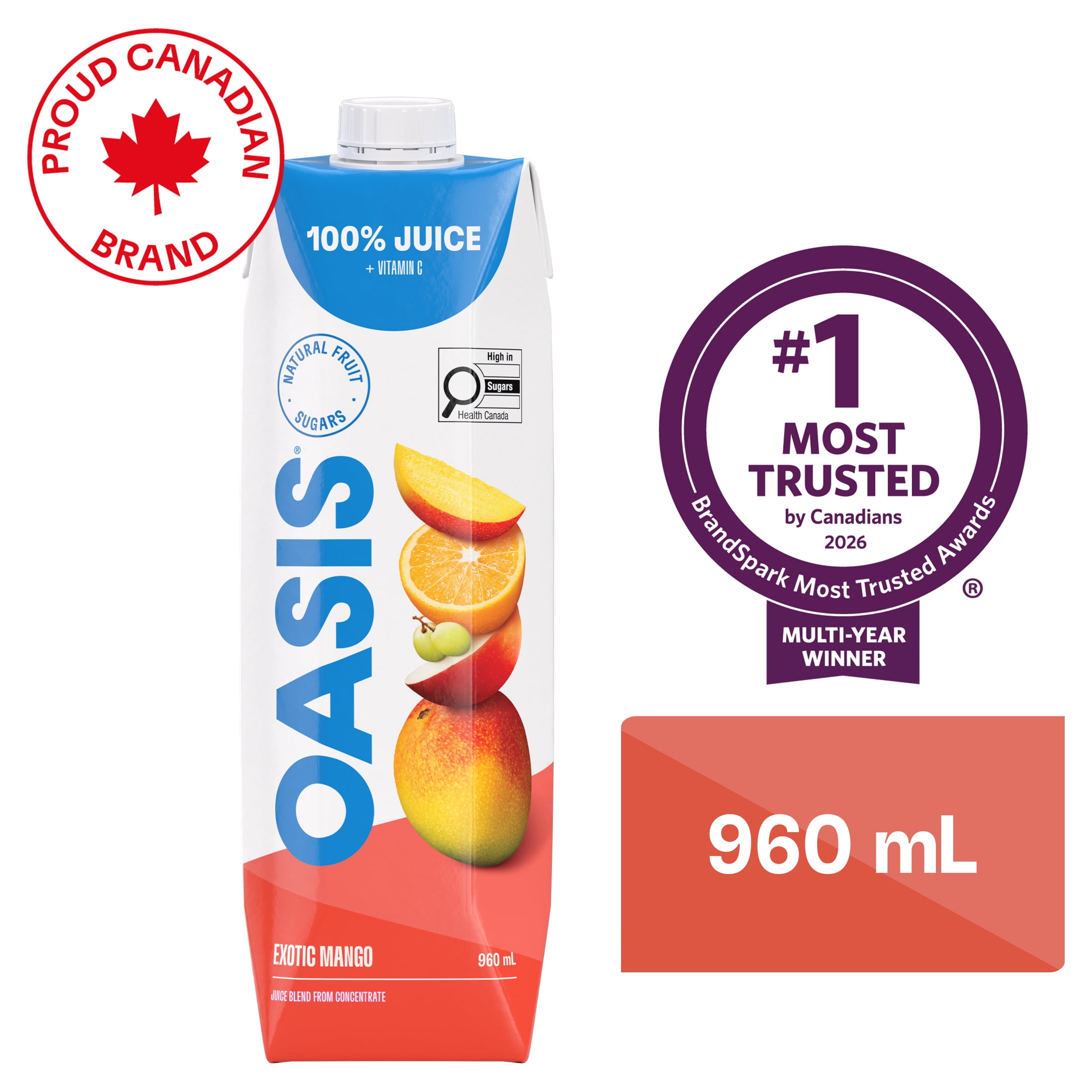 Oasis Jus de Fruits Mangue Exotique 960 ml