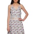 thumbnail image 2 of Moomaya Printed Sleeveless Adjustable Spaghetti Strap Long Dress For Women, 2 of 6
