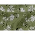 thumbnail image 4 of oneOone Viscose Jersey Light Green Fabric Florals Sewing Craft Projects Fabric Prints By Yard 60 Inch Wide, 4 of 4