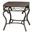 thumbnail image 1 of Pemberly Row Table d'Appoint de Patio en Métal, Chocolat/brun Mat, 1 of 2