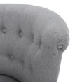 thumbnail image 4 of Chaise CICELY capitonnée en Tissu Gris, 4 of 6