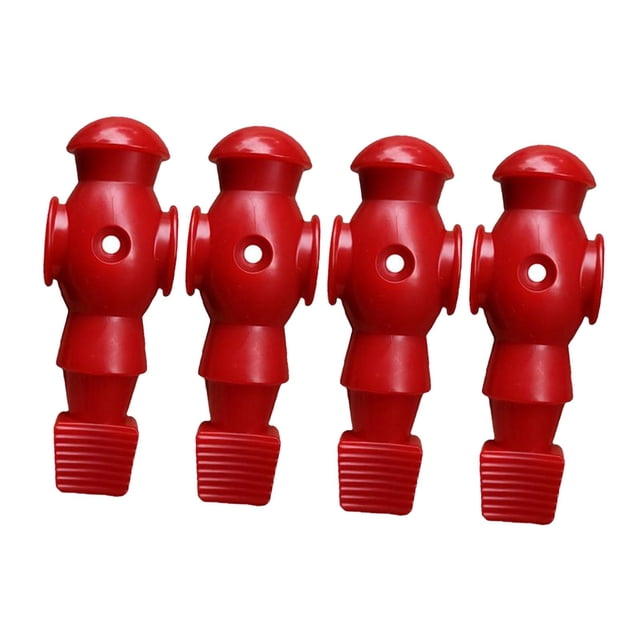 tamizeot 4 Pieces Table Soccer Player Man Player White Games Players Beige Foosball Soccer Red