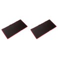 thumbnail image 2 of Transemion 2020 Hot Non Wear Resistant Computer Notebook Soft Edge Seamed Mouse Pad Office Rubber Fabric Mat red 300*350*3mm 2Set, 2 of 6