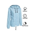 thumbnail image 2 of Nituyy Packable Rain Jacket Hooded Windbreaker with Adjustable Drawstring, 2 of 6
