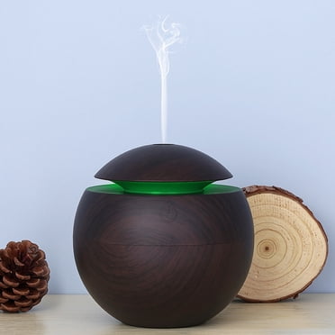 Chmadoxn Humidifiers for Bedroom,Room Humidifier 120ML Led Night Humidifier Wood Grain Spray USB Vehicle Humidifier USB humidifier