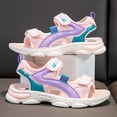 thumbnail image 2 of MIASHUI Sports Sandals for Boys and Girls Open Toe Soft Soled Beach Shoes,Purple,12, 2 of 8