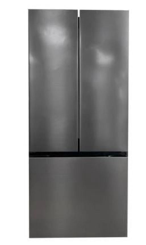 Furrion LLC Refrigerator BCD-455WTE-B-04H Everchill; Dual Compartment Refrigerator; 17 Cubic Foot; 12 Volt; 30 Inch Width; French Doors; Stainless Steel