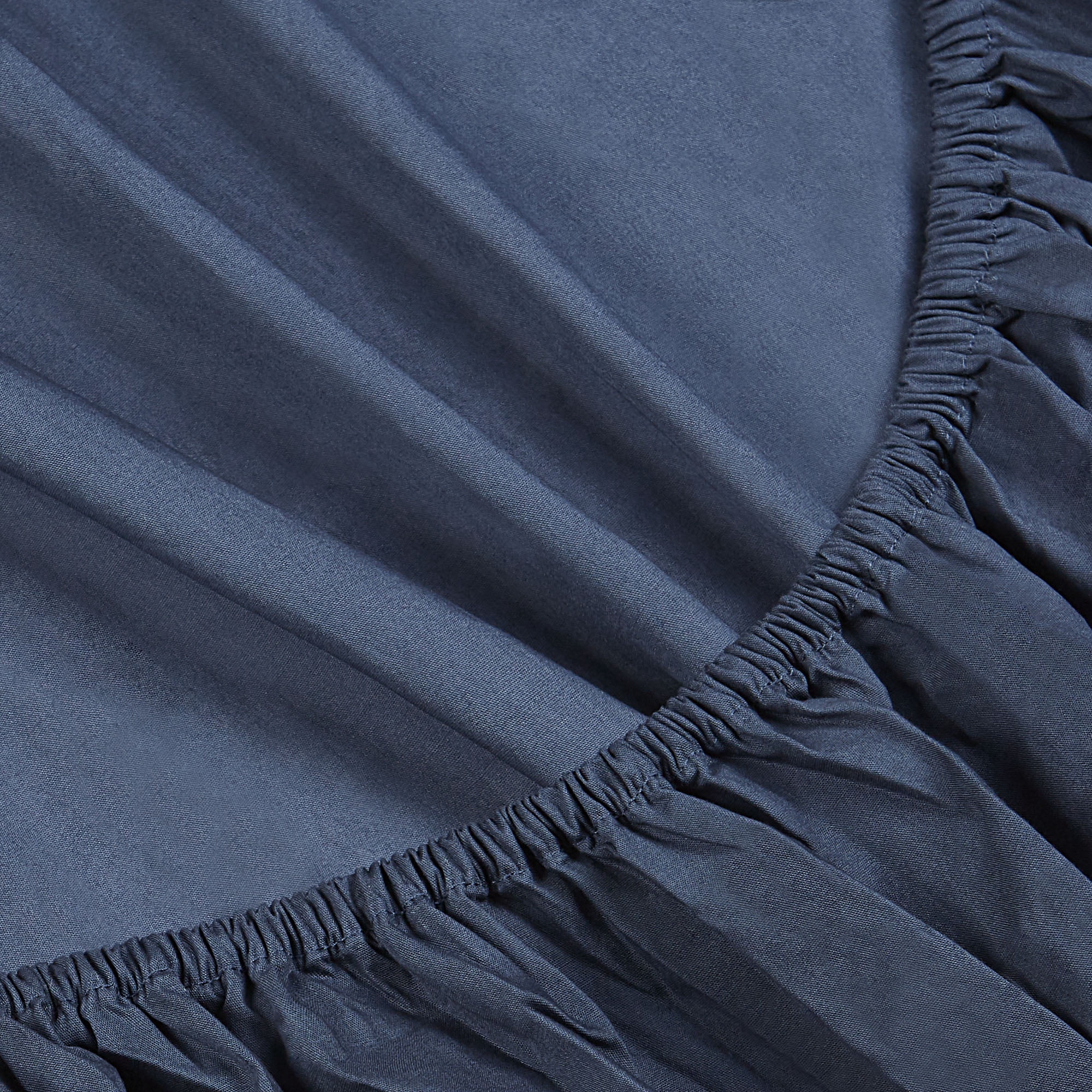 Drap-housse bleu foncé Mainstays, grand