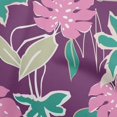 thumbnail image 1 of oneOone Cotton Poplin Purple Fabric Abstract Tropical Floral Sewing Material Print Fabric By The Yard 56 Inch Wide, 1 of 4