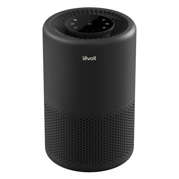 LEVOIT Purificateur d'Air pour Chambre à Coucher Intelligent WiFi Alexa Contrôle Couvre jusqu'à 916 Pi2 Filtre 3 en 1 pour Allergies Polluants Fumée Poussière 24dB Silencieux pour Chambre Core200S/Core 200S-P Noir
