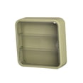 thumbnail image 2 of Wall Mount Showcase,Wall Mount Figures Display Cabinet for Collection,Clear Acrylic Display Case for Mini Toy Spice Can,Desktop 3 Layer Storage Box Cabinet Organizer,3 Tier Storage Box Green, 2 of 8