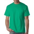 thumbnail image 4 of Hanes Beefy-T Men`s Pocket T-Shirt, L, Kelly Green, 4 of 7