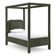 thumbnail image 1 of Meridian Furniture Salina Lit Simple Rembourré en Velours Vert, 1 of 11