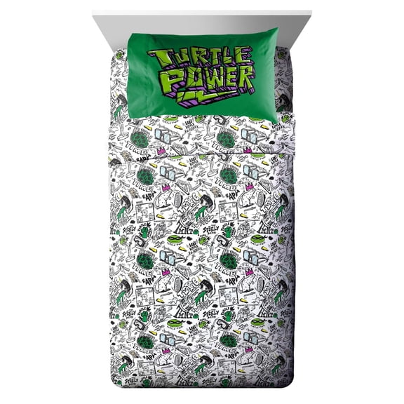 Teenage Mutant Ninja Turtles 3-Piece Twin Sheet Set