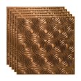 thumbnail image 1 of Fasade 2ft x 2ft Glue Up Ceiling Panel Oil Rubbed Bronze 5 Pack, 1 of 5