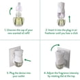 thumbnail image 2 of Air Wick Ensemble d'Huile Parfumée à Brancher, Fresh New Day, Simplement Coton, 1 Diffuseur + 1 Recharge, 2 of 5