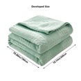 thumbnail image 3 of Meitianfacai Cotton Hollow Blanket Cotton Plain Towel Blanket Summer Cover Blanket Nap Blanket Summer Cool Blanket, 3 of 8