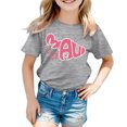 thumbnail image 1 of TZEWGL T-Shirts pour Enfants Col Rond Manches Courtes Amples Imprimé Graphique Blouse pour Nouveau-Nés Taille 10-11T, 1 of 3