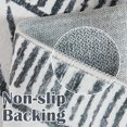 thumbnail image 3 of Rugking Area Rug 2X3 Hallway Grey Modern Geometric Mat Contemporary Soft Kids Rug Indoor Door Mat Non Slip Moroccan Carpet Kitchen Bedroom Dining Room, 3 of 6