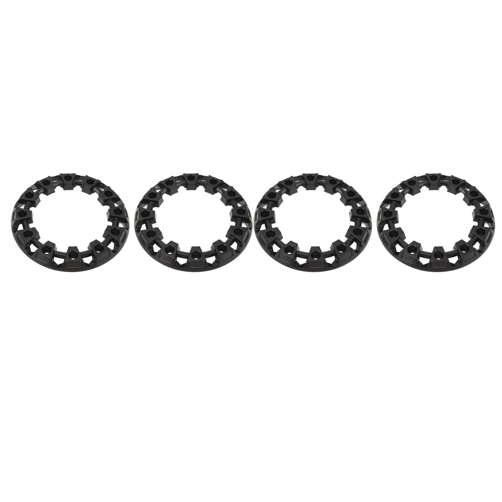 4 Pcs Couvre-Enjoliveurs de Moyeu de Roue Capuchons de Jante de Pneu Couvre-Jantes Universels Capuchons de Moyeu Couvre-Enjoliveurs de Roue Coque de Protection Décoration de Moyeu de Roue Garniture pour VTT Go-Kart