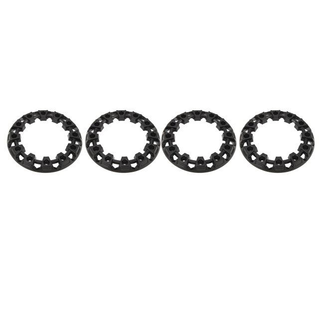 4 Pcs Couvre-Enjoliveurs de Moyeu de Roue Capuchons de Jante de Pneu Couvre-Jantes Universels Capuchons de Moyeu Couvre-Enjoliveurs de Roue Coque de Protection Décoration de Moyeu de Roue Garniture pour VTT Go-Kart