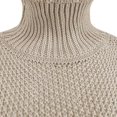 thumbnail image 4 of MesaSe Tunique à Long Col Roulé Surdimensionnée pour Femmes Chandail à Manches Chauve-Souris en Tricot, 4 of 6