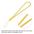 thumbnail image 4 of Unique Bargains 18cm Portable Item Nylon Cord Lanyards Hand Wrist Strap String Yellow 20 Pack, 4 of 6