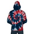 thumbnail image 2 of Tie Dye Mens 1/4 Zip Hoodie, 2 of 2