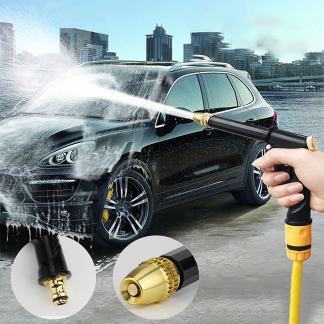 RKSTN High Pressure Faucet High Pressure Power Washer-high Pressure Cleaning Tool,Flexible Water Hose Universal Nozzle,Gutter Patio Car Pet Window Cleaning Tool ( On-ly Water Gun)