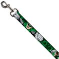 thumbnail image 2 of Dog Leash Green Lantern Green Glow Text 6 Feet Long 0.5 Inch Wide, 2 of 3