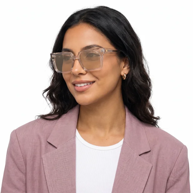 Lunettes de Soleil Polarisées Style Carré pour Femmes VLIZ Strata