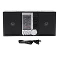 thumbnail image 2 of Portable AM  Shortwave Radio with Bluetooth, 4 in 1 Emergency Radio with Dual Driver Speakers, 2400mAh Rechargeable, Support USB Drive, Storage Card, 2 of 7
